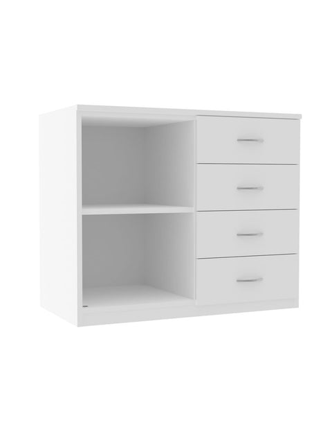 Anrichte mit 4 Schüben und Einlegeboden - Höhe 80cm