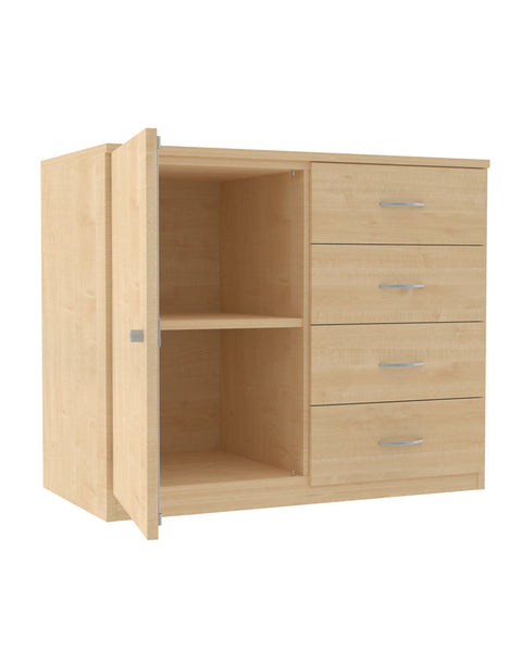 Anrichte mit 4 Schüben und Tür - Höhe 80cm