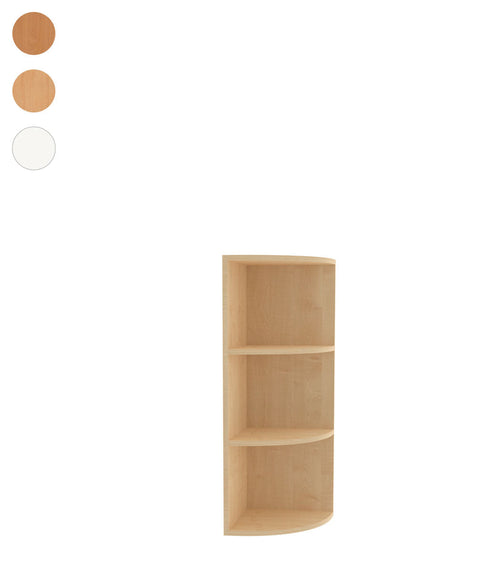 Aufsatzhalbeckregal Rund - Höhe 110cm