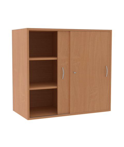 Aufsatzmittelwandschrank mit Schiebetür - Höhe 92cm