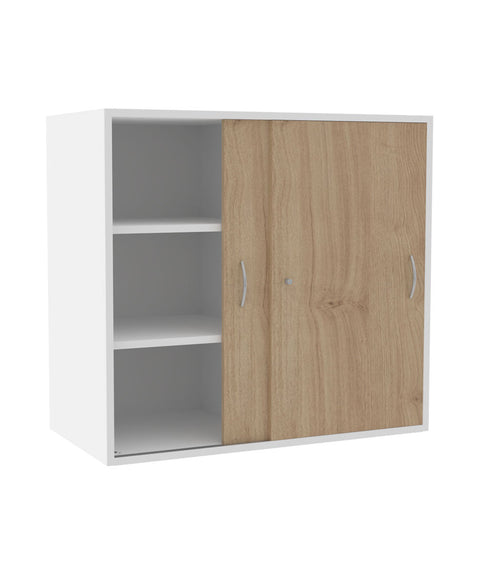 Aufsatzmittelwandschrank mit Schiebetür - Höhe 92cm