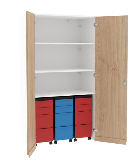 Garagenschrank 3x2L&2S - Höhe 190cm