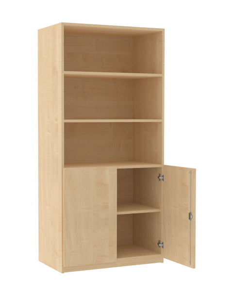 Halbtürschrank mit Einzeltüren - Höhe 190cm