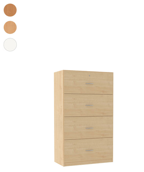 Hängeregisterschrank mit 4 Auszügen - (BxHxT) 100x135x40cm