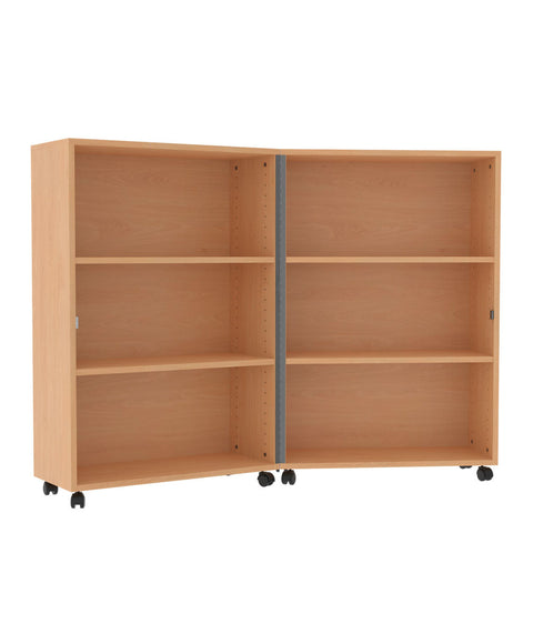 Klappregal, fahrbar - Höhe 120cm