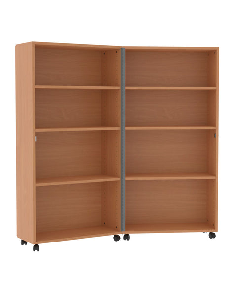 Klappregal, fahrbar - Höhe 160cm