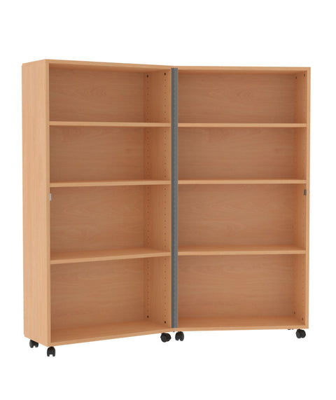 Klappregal, fahrbar - Höhe 160cm