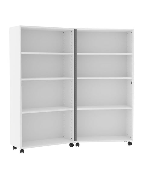 Klappregal, fahrbar - Höhe 160cm