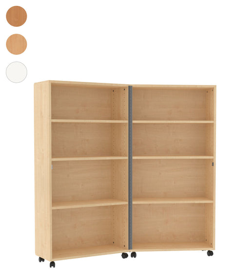 Klappregal, fahrbar - Höhe 160cm