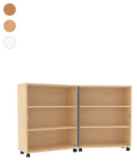 Klappregal, fahrbar - Höhe 98cm