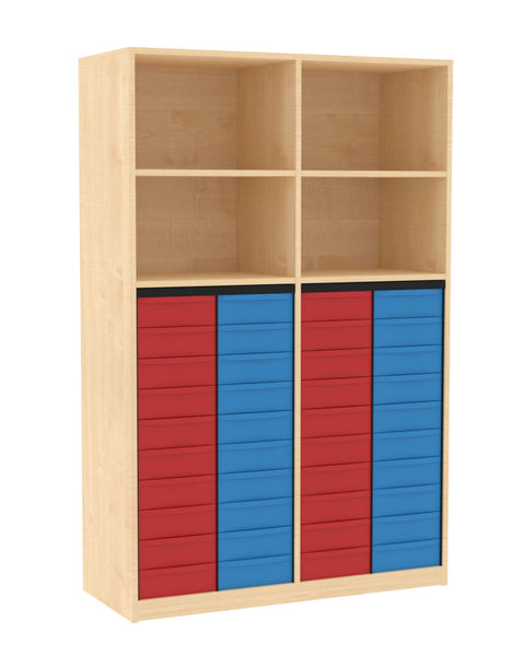 Materialmittelwandregal 4x10S - Höhe 190cm