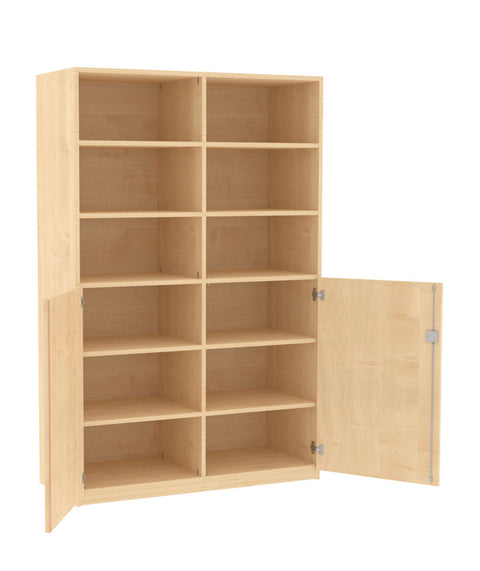 Materialmittelwandschrank mit Halbtüren - Höhe 190cm