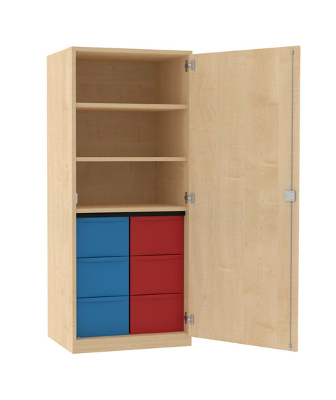 Materialschrank 2x3L - Höhe 152cm