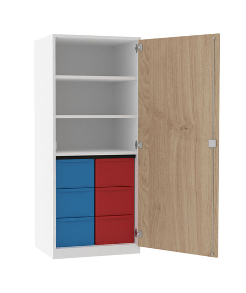 Materialschrank 2x3L - Höhe 152cm