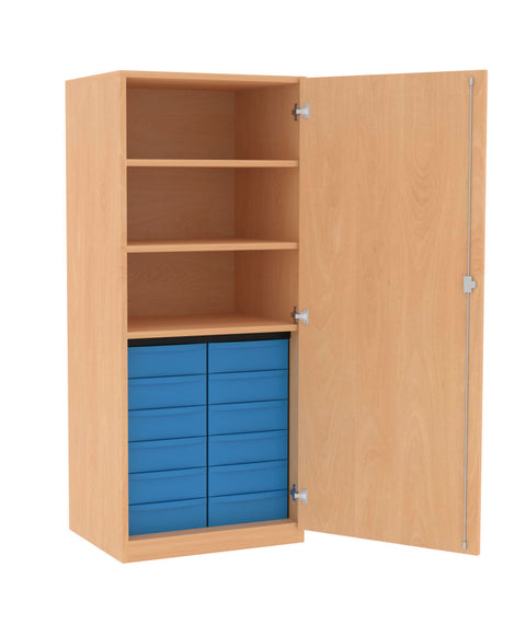 Materialschrank 2x6S - Höhe 152cm