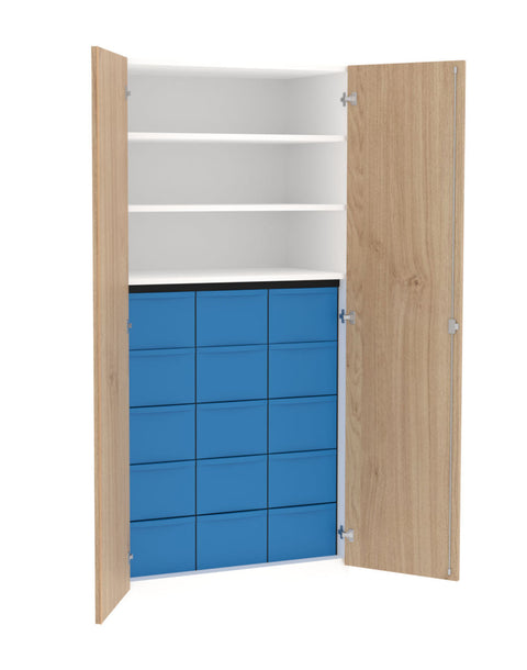 Materialschrank 3x5L - Höhe 190cm