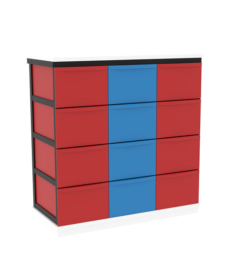 Modulboxsystem mit Sockel 3x4 L - Höhe 92cm