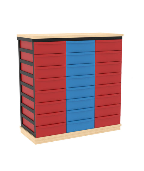 Modulboxsystem mit Sockel 3x8 S - Höhe 92cm