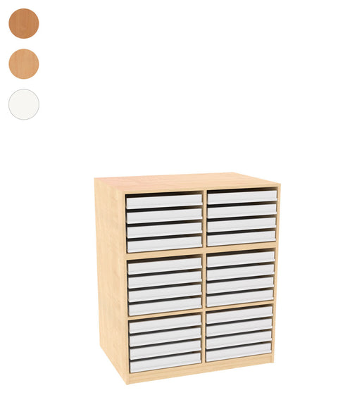 Papierregal 6 - Für A2 - Höhe 135cm