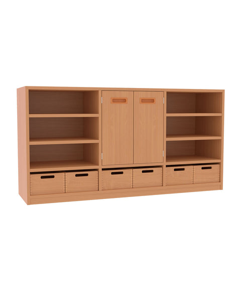 Raumteilerschrank 9 - Höhe 80cm