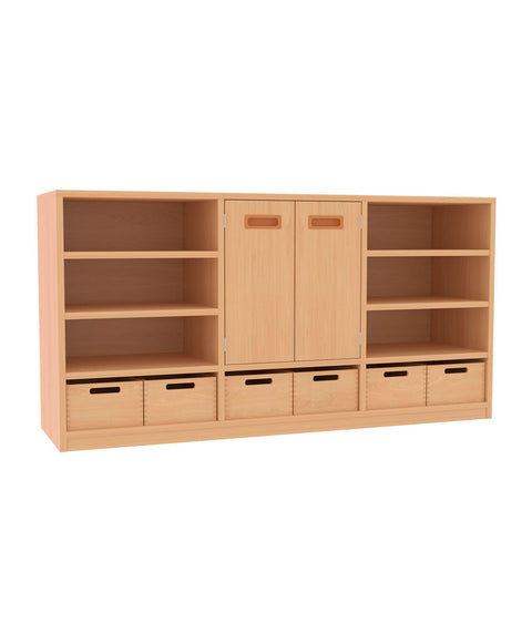 Raumteilerschrank 9 - Höhe 80cm