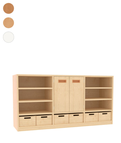Raumteilerschrank 9 - Höhe 80cm