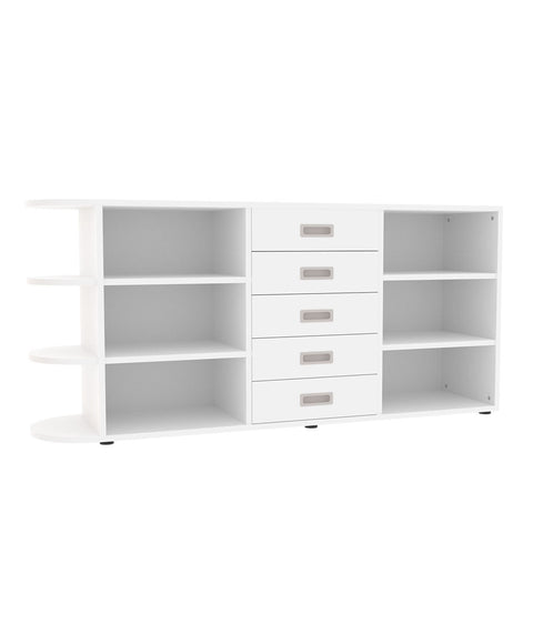 Raumteilerschrank mit Stellfüßen 2 - Höhe 80cm