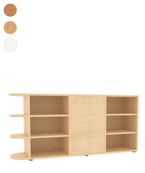 Raumteilerschrank mit Stellfüßen 6 - Höhe 80cm