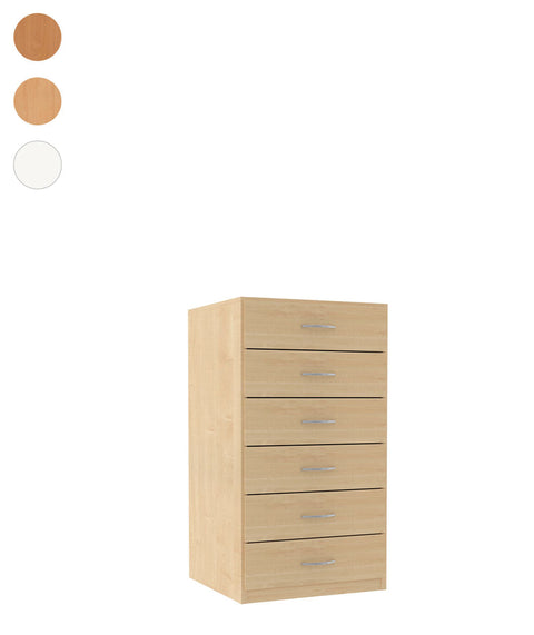 Unterhalbschrank mit 6 Schüben - Höhe 98cm