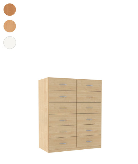 Unterschrank mit 12 Schüben - Höhe 120cm