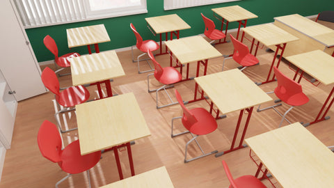 Klassenzimmerset Freischwinger