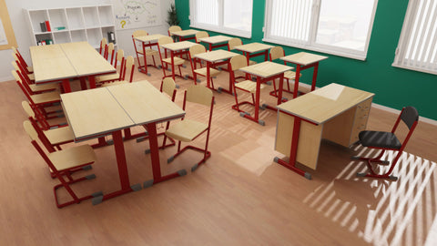 Klassenzimmerset Feste Höhe 1