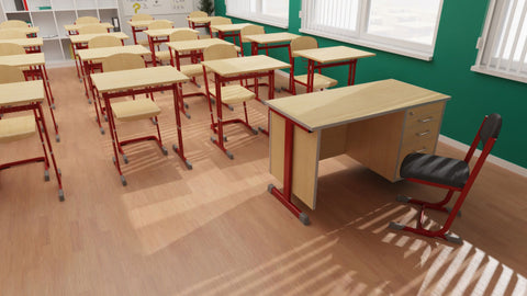 Klassenzimmerset Höhenverstellbar 1
