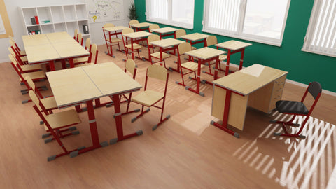 Klassenzimmerset Höhenverstellbar 2