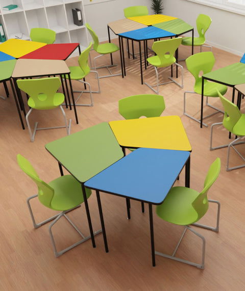 Klassenzimmerset 5 Punkt Tisch