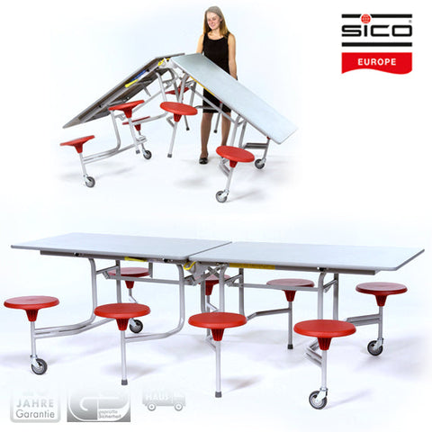 Rechtecktisch mit 16 Sitzen - SICO - 3