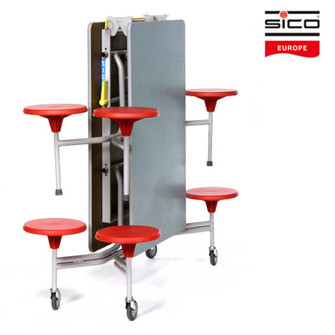 Rechtecktisch mit 8 Sitzen - SICO - 5