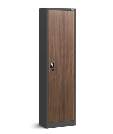 Metallaktenschrank Höhe 185cm - Holzoptik