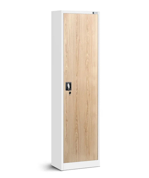 Metallaktenschrank Höhe 185cm - Holzoptik