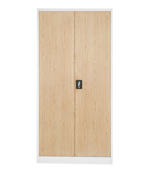 Metallaktenschrank II Höhe 185cm mit Holzoptik