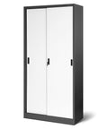 Metallschiebetürschrank Höhe 185cm