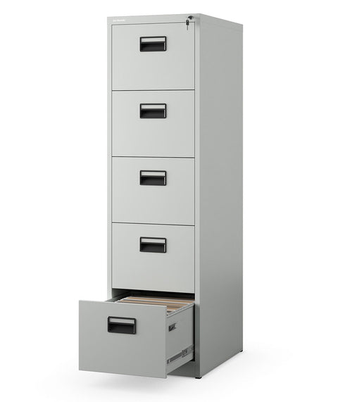 Metallaktenschrank mit 5 Schubladen Höhe 163cm