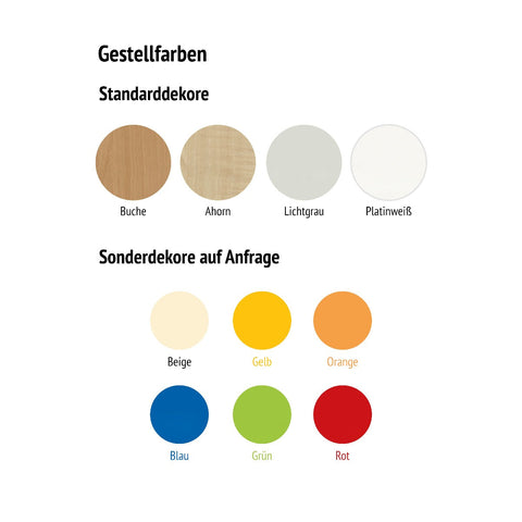 Schülerdoppeltisch höhenverstellbar – SRP