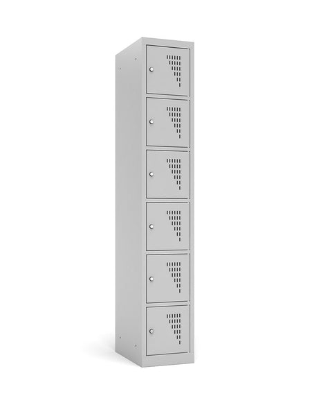 Spind Locker Multi-Locker Spind mit 6 Fächer – Schulmöbel Eugen