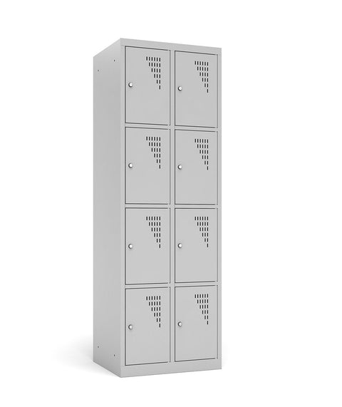 Multi-Locker Spind mit 2 Abteilen und 8 Fächern