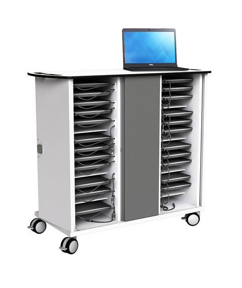 Kompakter Ladewagen für Chromebooks und kleine Laptops für 32 Geräte