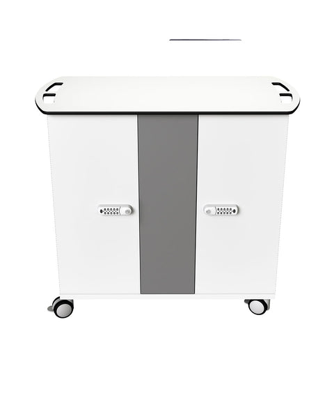 Kompakter Ladewagen für Chromebooks und kleine Laptops für 32 Geräte