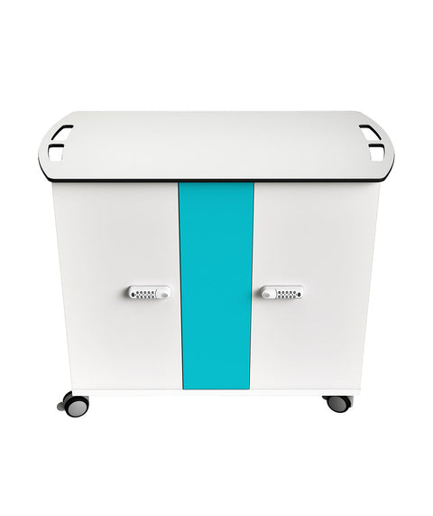 Rollbarer Laptop-Ladeschrank für 32 Geräte
