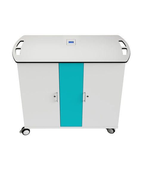 Rollbarer Laptop-Ladeschrank für 32 Geräte