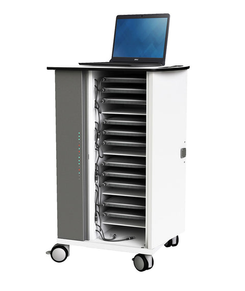 USB-C-Ladewagen für Chromebooks – ohne vormontierte USB-C-Kabel für 16 Geräte